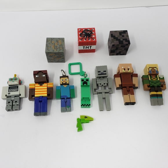 Minecraft Toy TNT Blocks Figures Lot - Picture 16 of 16